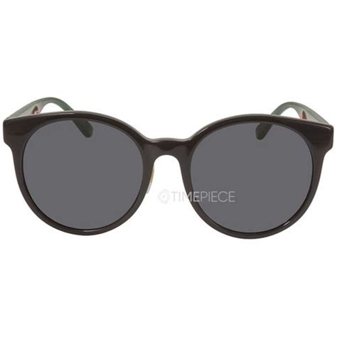 gg0416sk gucci|Gucci Grey Round Ladies Sunglasses GG0416SK 002 55.